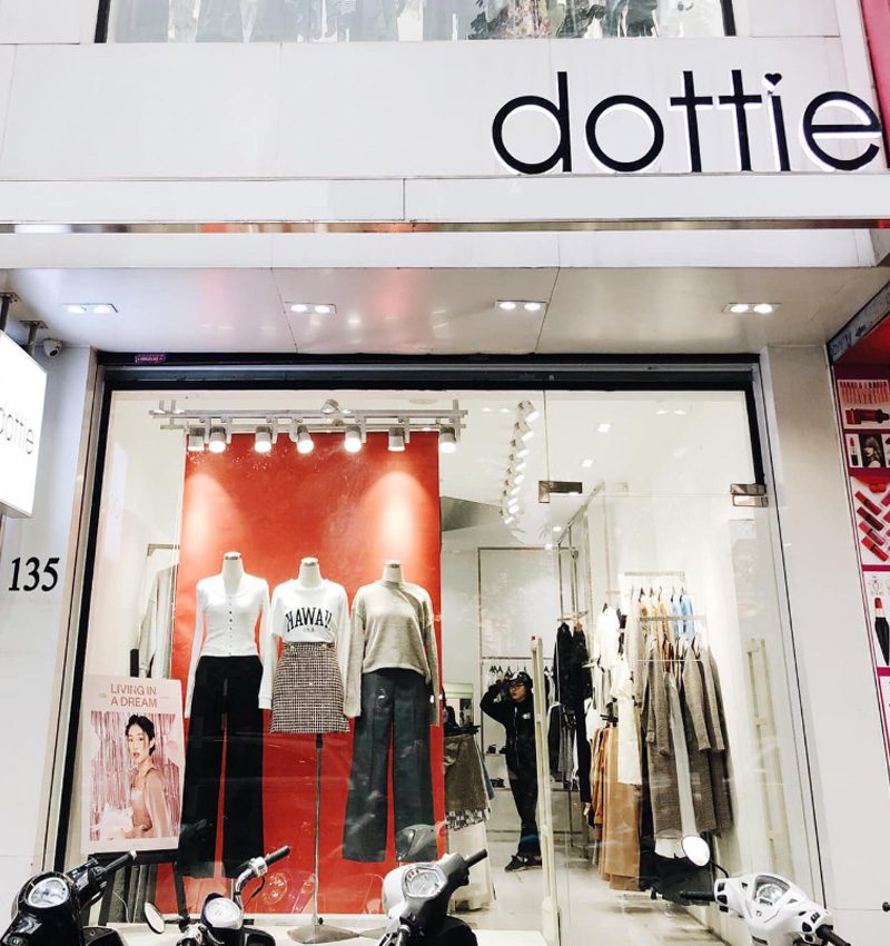 Dottie đã xây dựng được một chuỗi hệ thống cửa hàng