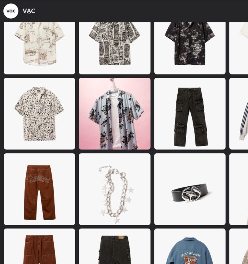 Qua Facebook và Instagram, bạn có thể theo dõi và khám phá các bộ sưu tập thời trang mới nhất từ Vạc Closet.
